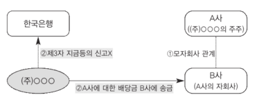 외국환 거래 위반 예시 사례